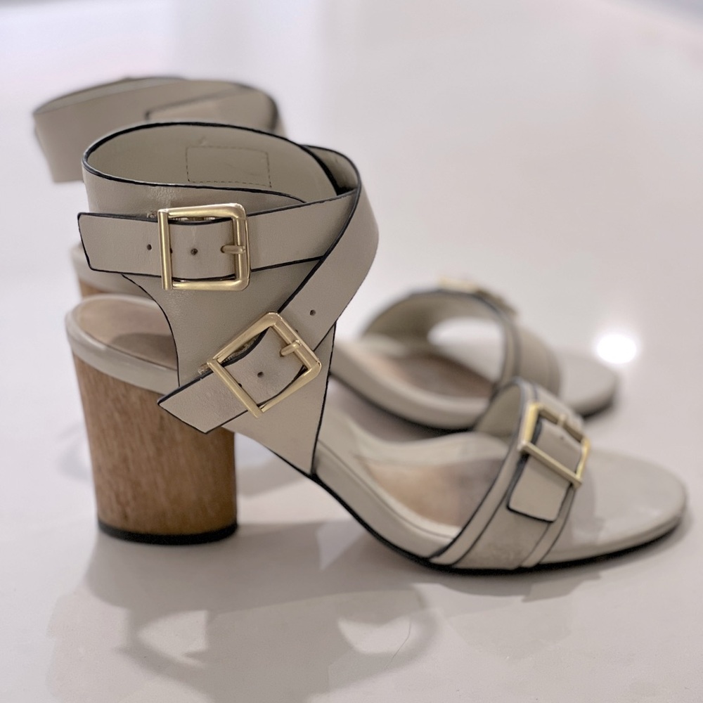 ISOLA Leather Buckle Heels